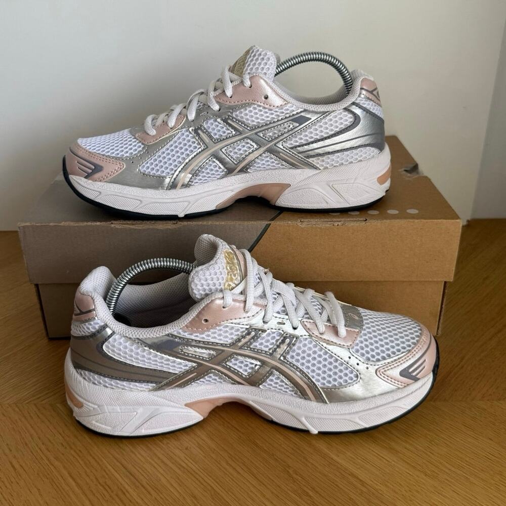 ASICS Gel-1130 White/Neutral Pink Women Sneakers- SZ 7.5 - Picture 9 of 11